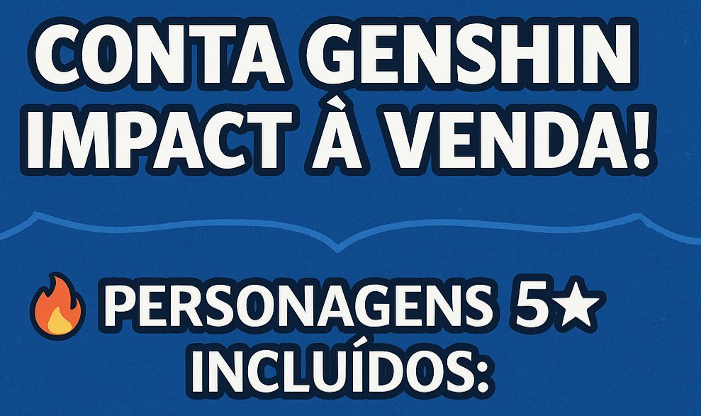 (CONTA GENSHIN IMPACT Conta AR45) Diluc,Yelan,Mualani,Zhongli,Ganyu,Keqing,Jean.