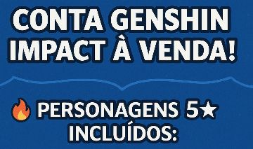 (CONTA GENSHIN IMPACT Conta AR45) Diluc,Yelan,Mualani,Zhongli,Ganyu,Keqing,Jean.