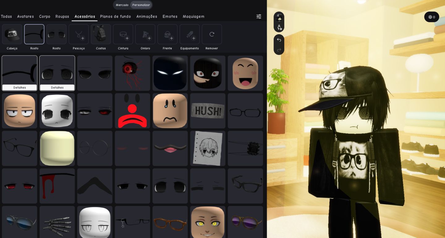 Conta de Roblox Gastado muito robux