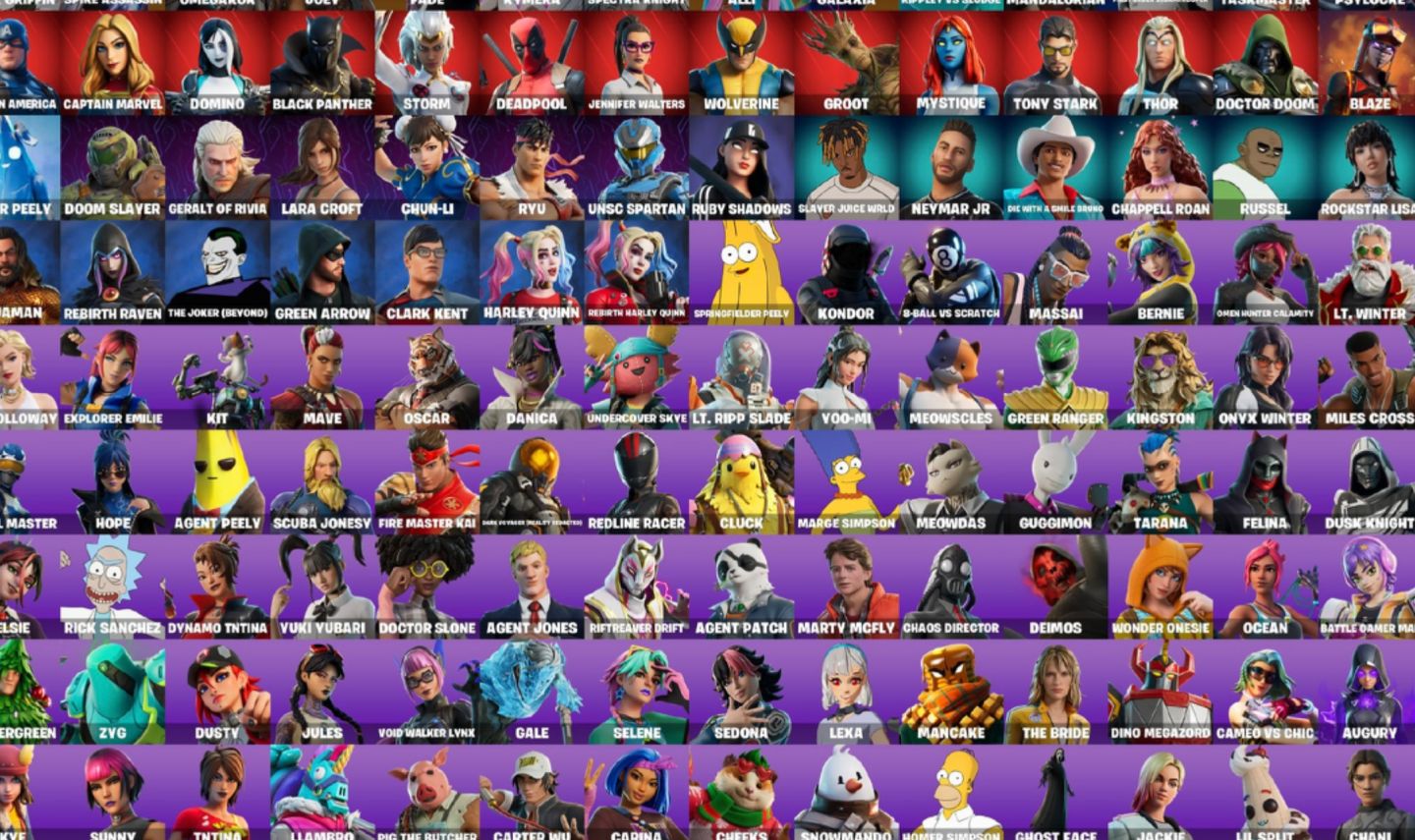 CONTA FORTNITE COM PASSES ANTIGOS E SKINS RARAS + TROCA DE NICK DISPONIVEL