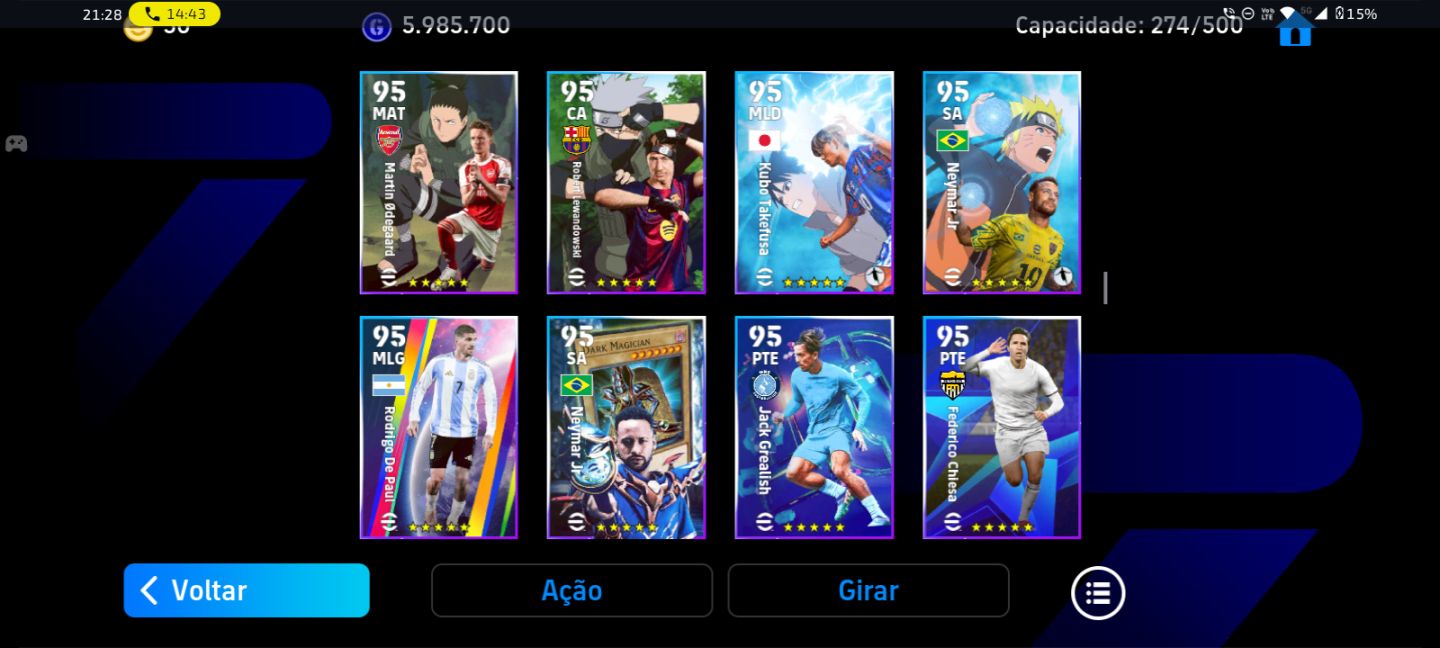 Conta de efootball 200