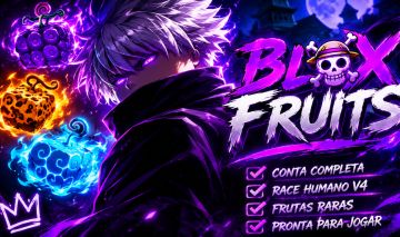 Conta blox fruits Level: 2550+ Race: Human V4 Fruit: Dough V2 (Awakened)