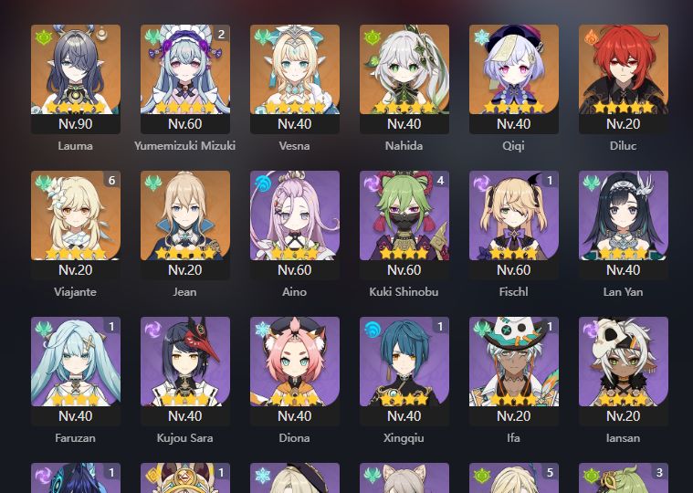 CONTAS GENSHIN IMPACT FULL ACCESS
