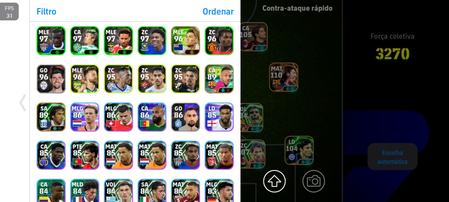 Uma das melhores conta de EFOOTBALL!
