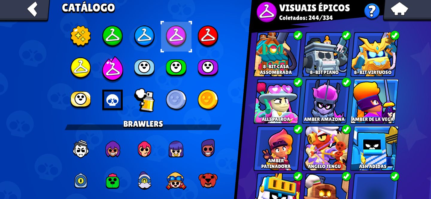 Conta full 11 é hyper mestre 2 todos mestres novos e 1 antigo fama alien pin r35