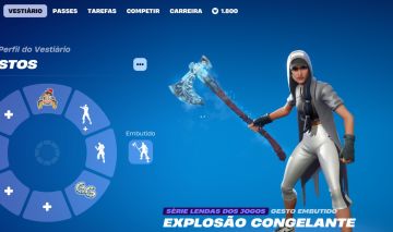 Conta de fornite muito rara com machado leviatã + ea fc 26