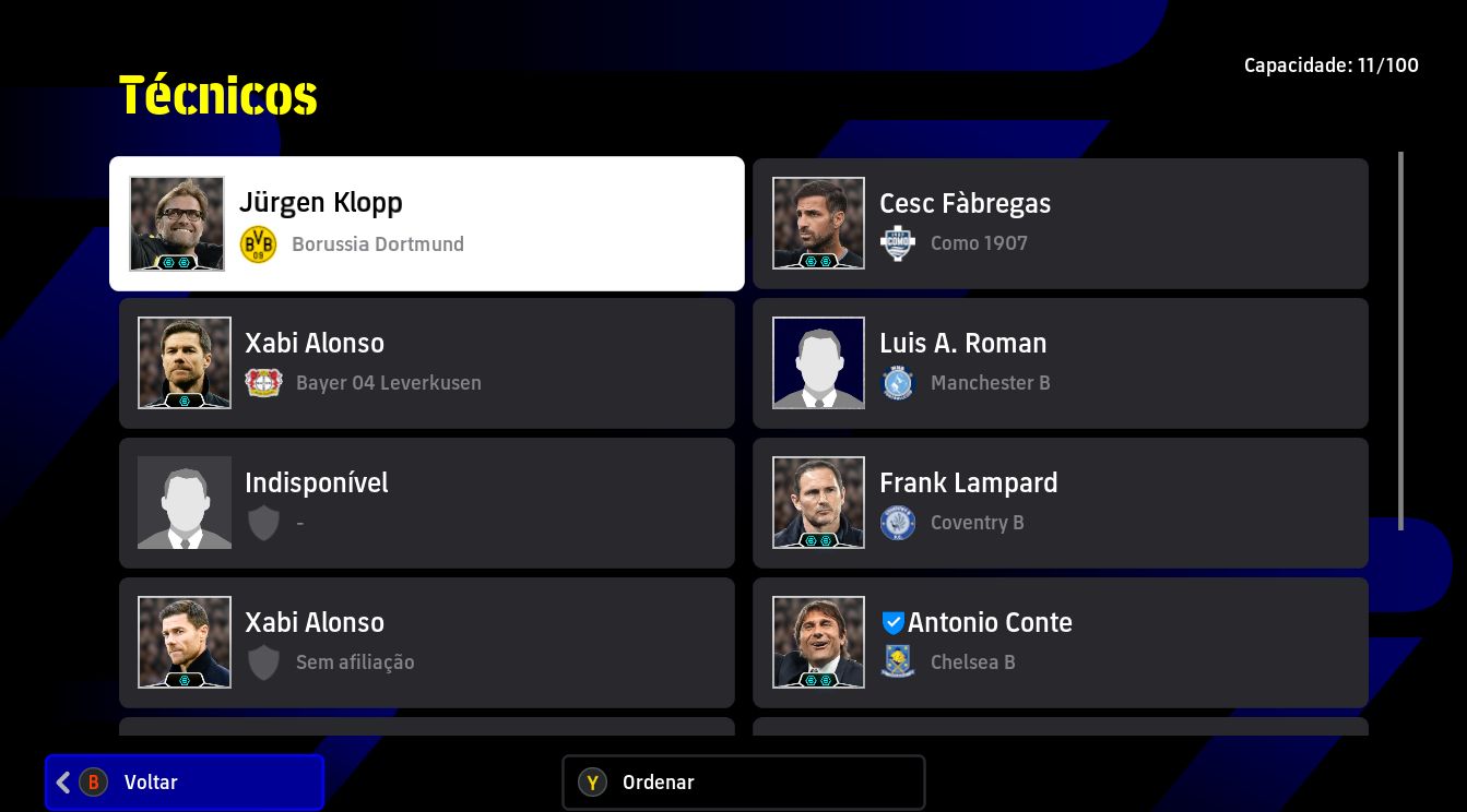 CONTA STEAM eFOOTBALL FORÇA 3244 | GARETH BALE 107, PATRICK VIEIRA 106, MESSI
