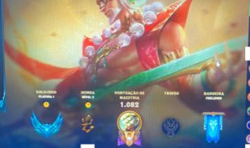 Conta do lol platina 1 muitas skins