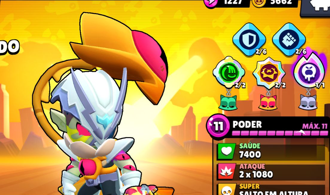 Conta Brawl stars 53 brawlers