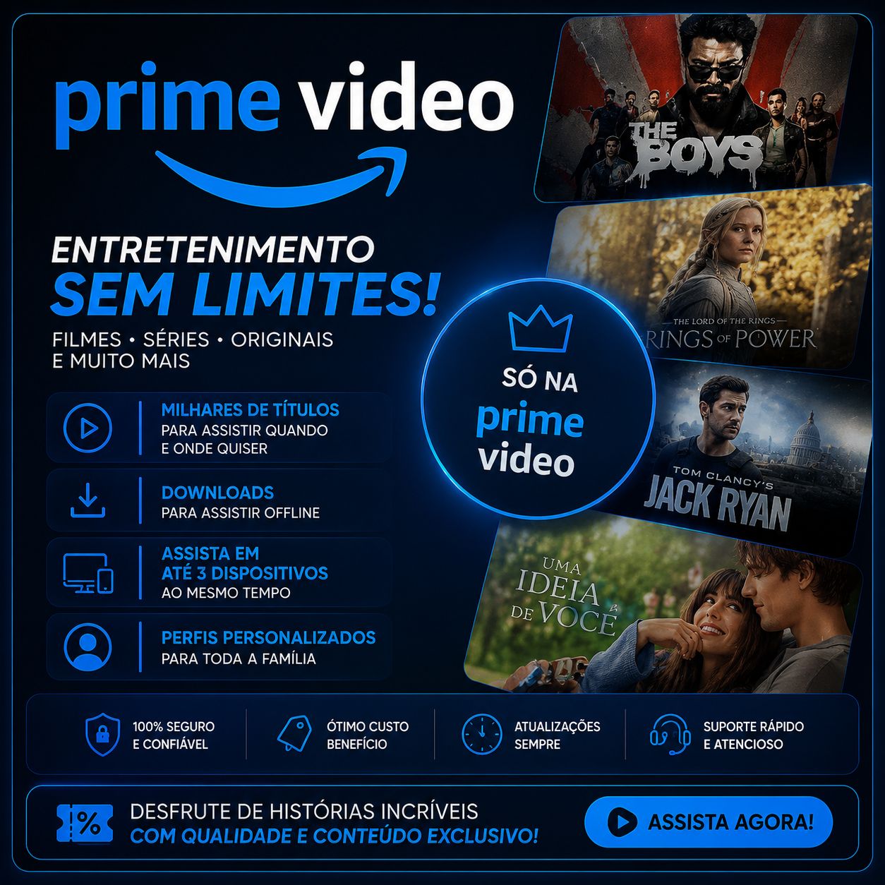 PRIME VIDEO PREMIUM ASSINATURA