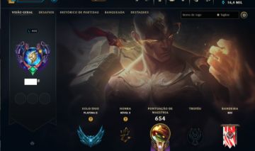 Conta Platina/esmeralda League Of Legends com SKINS Boas. ( LOL ) FULL ACESSO
