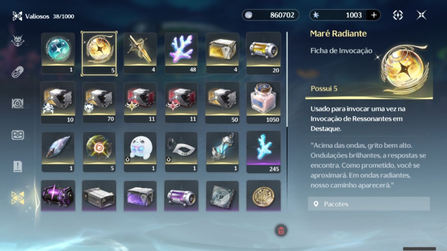 WUTHERING WAVES UL 69 | 8+ T5 LIMITADOS | CARTETHYIA + CARLOTTA + ZANI + Hiyuki