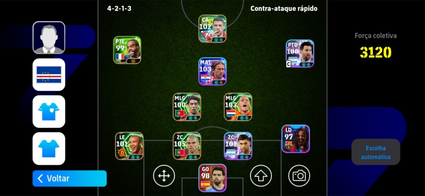 Conta efootball boa pra começar
