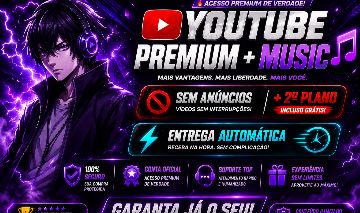 ATIVE SEU YOUTUBE PREMIUM AGORA 30 DIAS