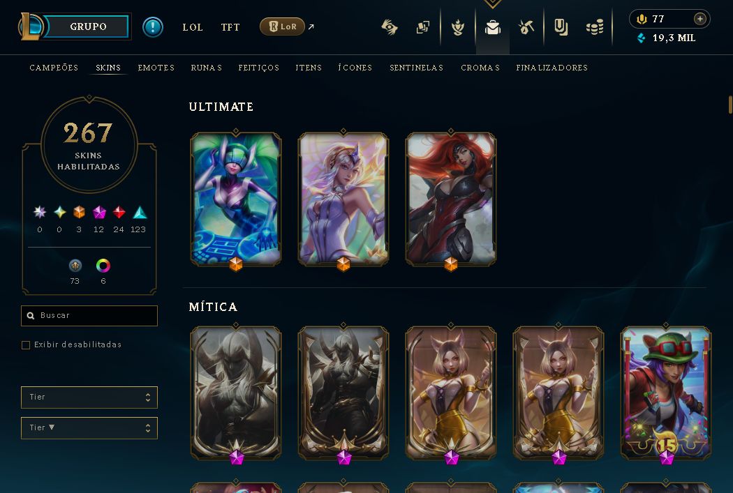CONTA LEAGUE OF LEGENDS MUITO BOA PRECINHO MUITO BOM PRA SAIR AGR CONTA OURO 2