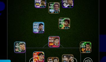 Conta De efotball com buffon 108 e zico 106 blitz