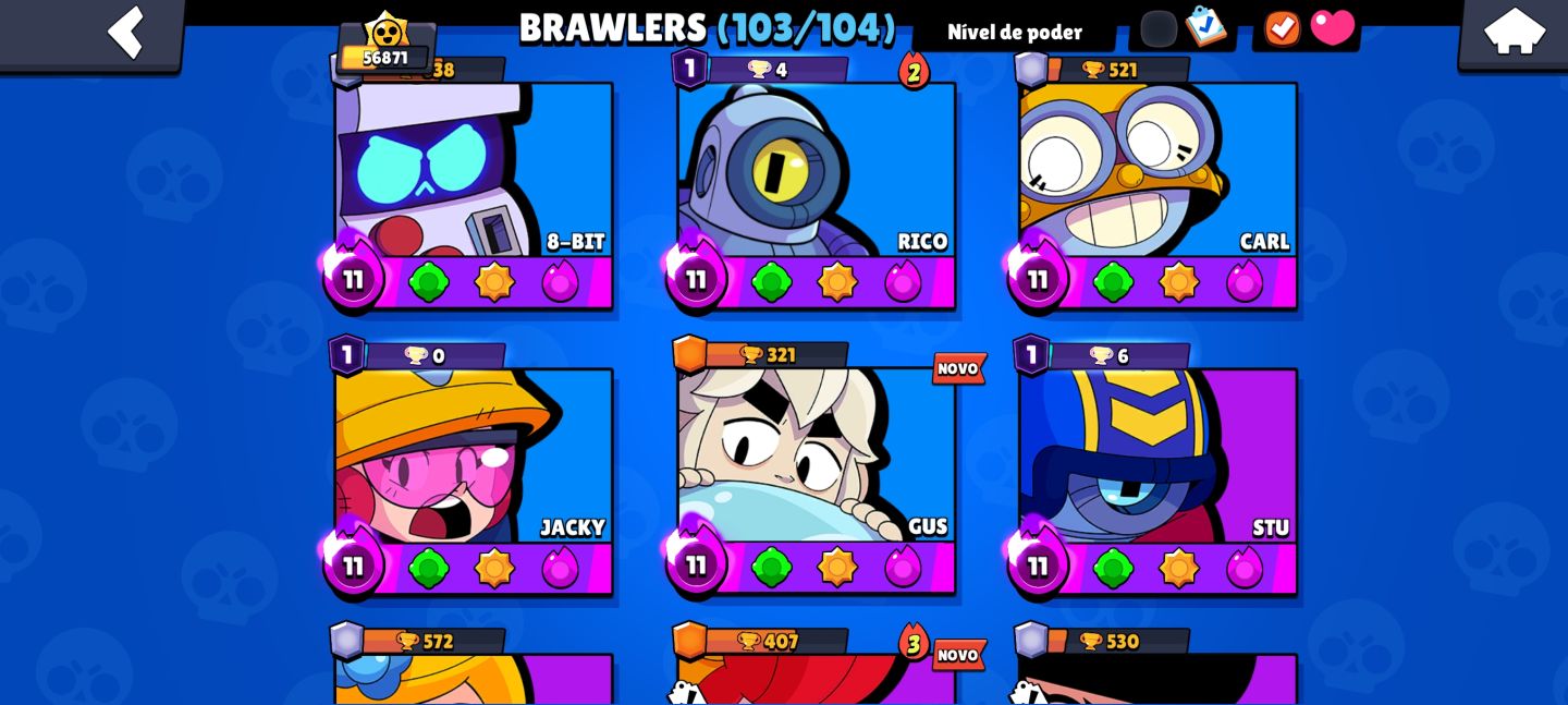 Conta gemada Brawl Stars End Game