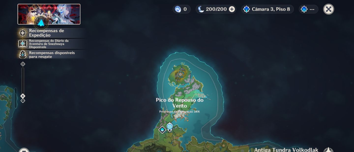 DESAPEGO CONTA GENSHIN VÁRIOS T5 COM ASSINATURA, SELETOR ABERTO