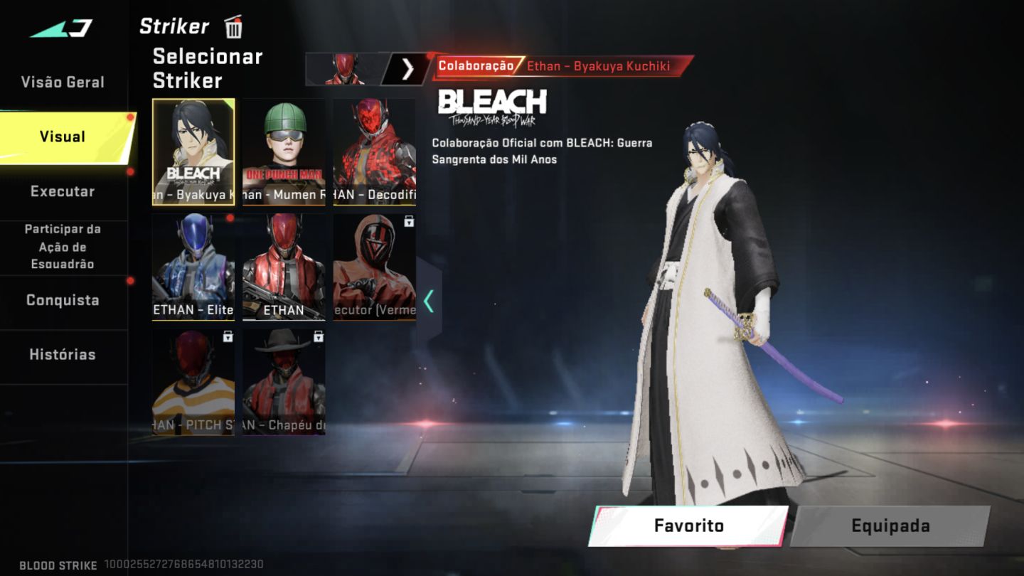 CONTA INSANA BLOOD STRIKE | +5 ETERNAS | +15 ULTRAS | CONTA DE STREAMER