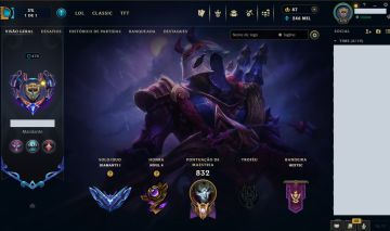 Conta LoL Diamante 1 | 314 Skins | 246k EA | Nível 478 | Desde 2012