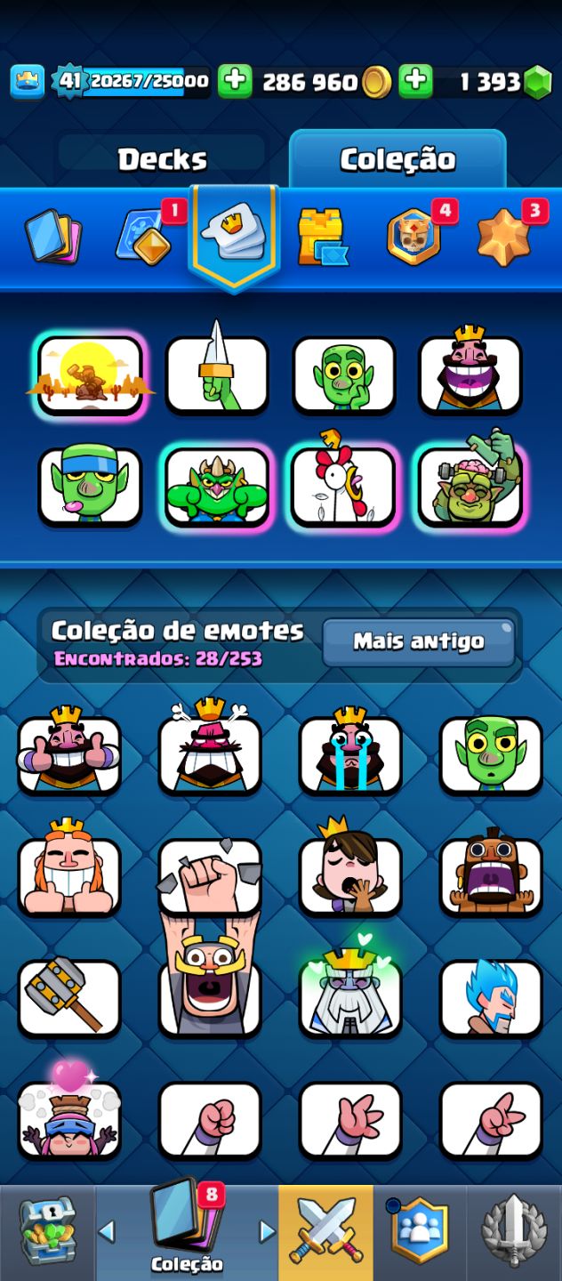 CONTA CLASH ROYALE | FULL ACESSO | 7.686 TROFÉUS | 2 EVOLUÇÕES