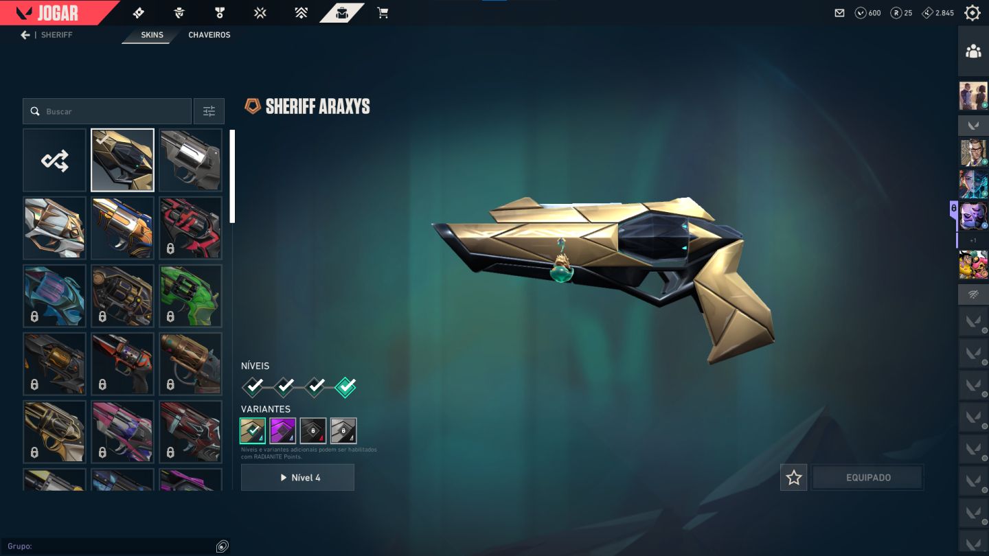 Conta Valorant Full Acesso 64 Skins, Faca Kuronami, Espada Oni e Muito Mais