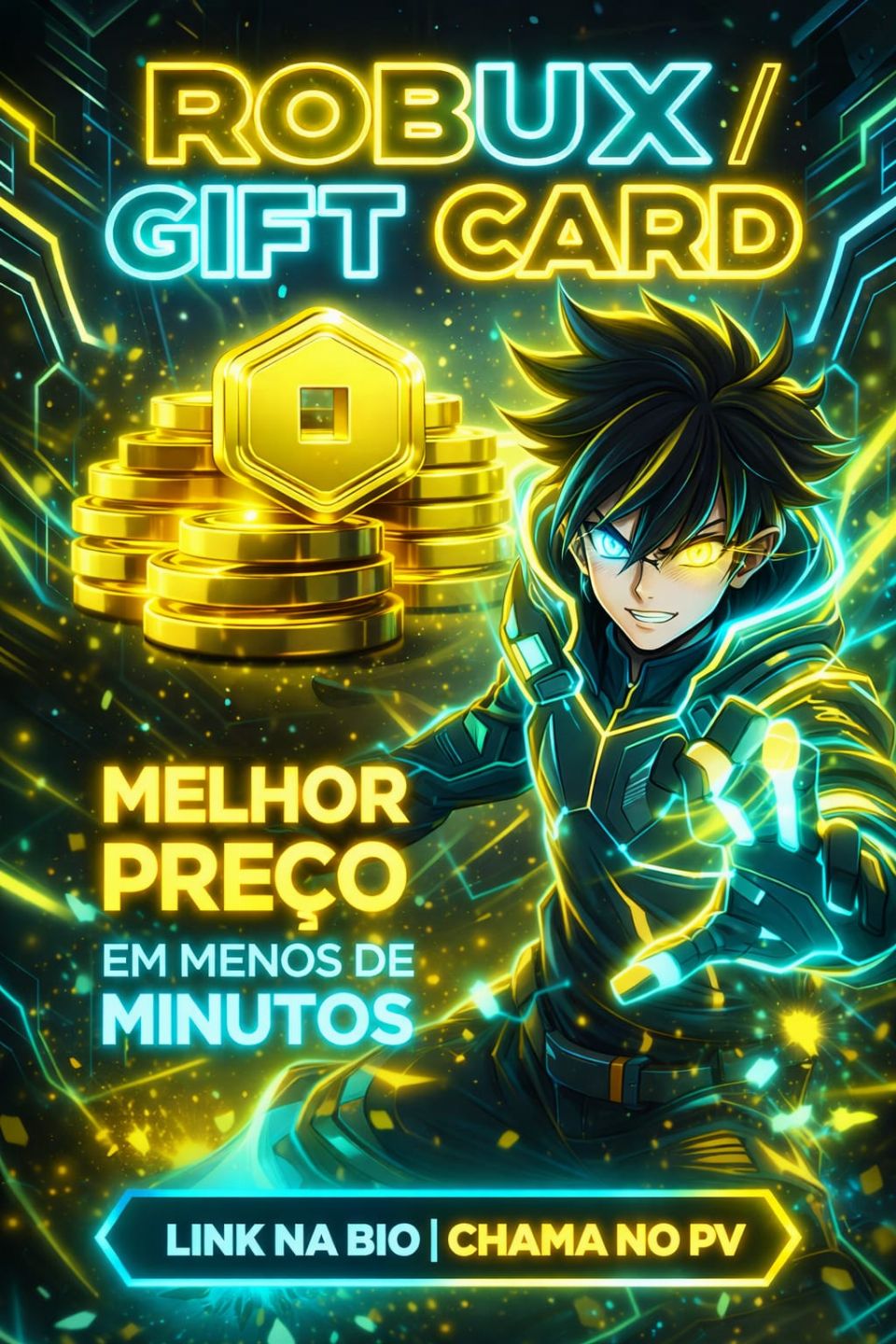 Criação de artes gamer personalizadas (serviço)