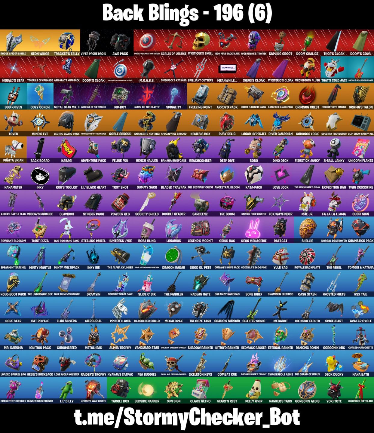 144 SKINS - ROGUE SPIDER - FULL TRYHARD - HEROINA - 1300 VBUCKS