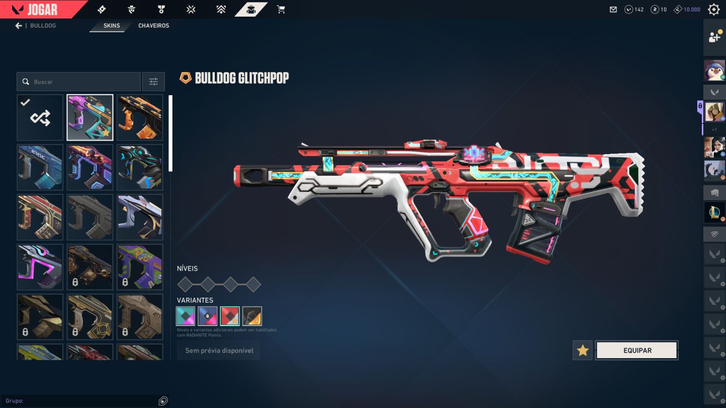 Conta valorant (LOTADA DE SKIN)!!!