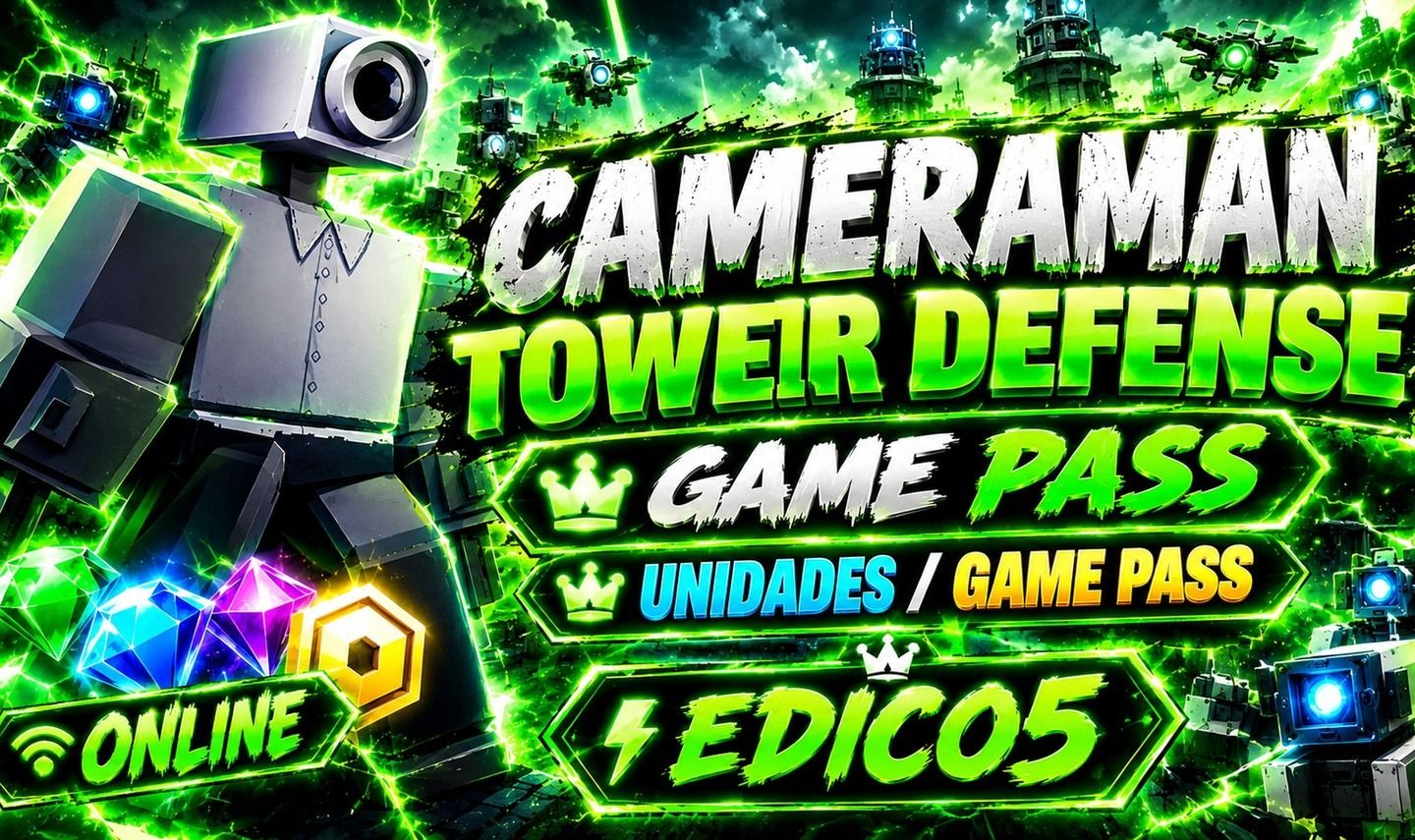 90% OFF - Cameraman Tower Defense [Entrega Rápida] UNIDADES E GAME PASS