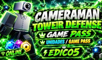 90% OFF - Cameraman Tower Defense [Entrega Rápida] UNIDADES E GAME PASS