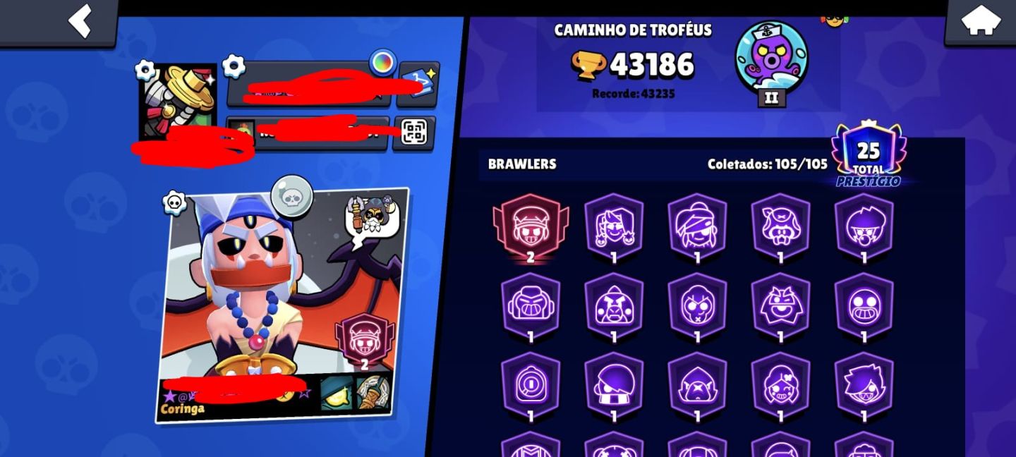 Conta de Brawl Stars Rara