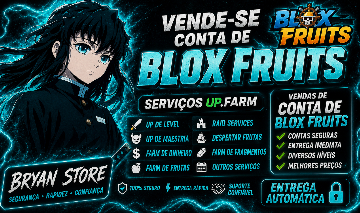 SERVIÇOS BLOX FRUITS | LEVEL MAX | RAÇA V4 | AWAKENING | ESPADAS