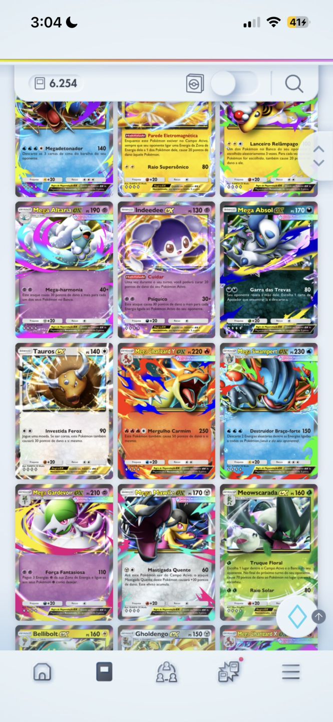 CONTA HIGHERTIER+6.2KCRISTAIS | MEGA VENUSAUR, GENGAR, SCIZOR ex |CLCAO COMPLETA