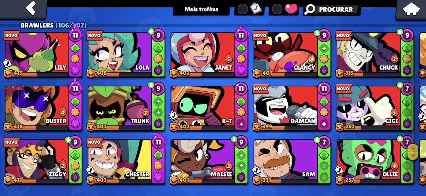 Conta QUASE FULL MESTRE