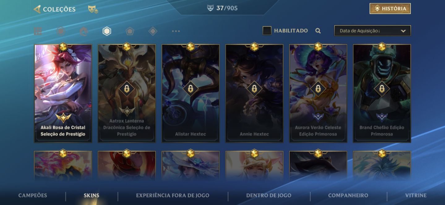 WILD RIFT MAIN MID CONTA COM AKALI ROSA DE CRISTAL PRESTIGIO, LENDARIAS ETC