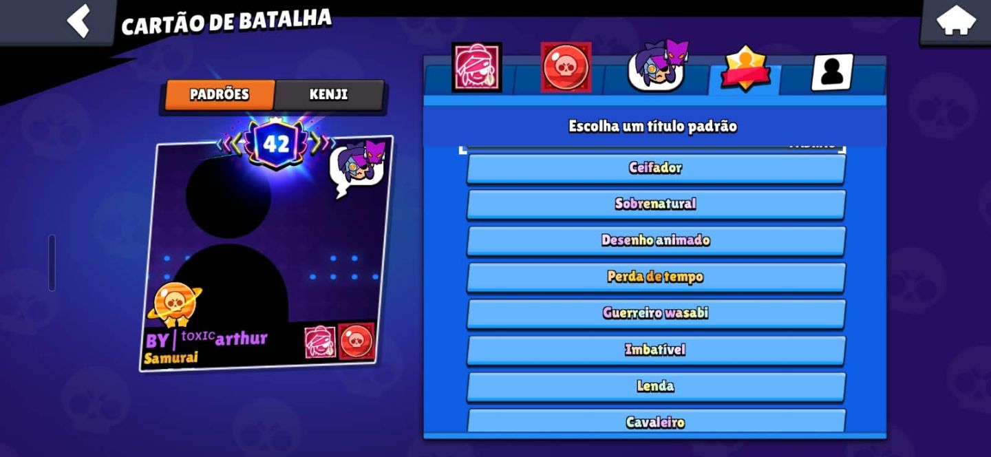 Conta de brawl stars com shely estelar + kenji e fang prestigio 2