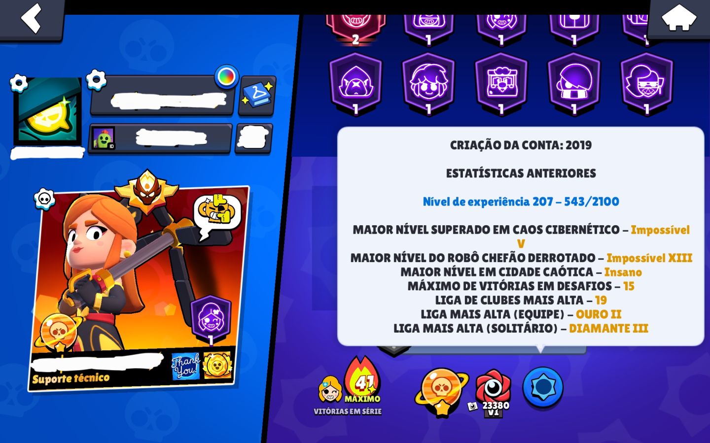 Conta desapego rara 2019
