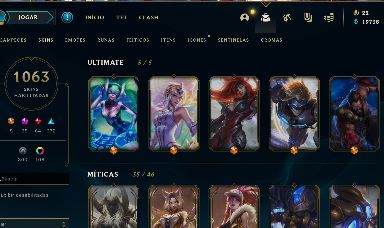 Conta Lol com 1050+ Skins