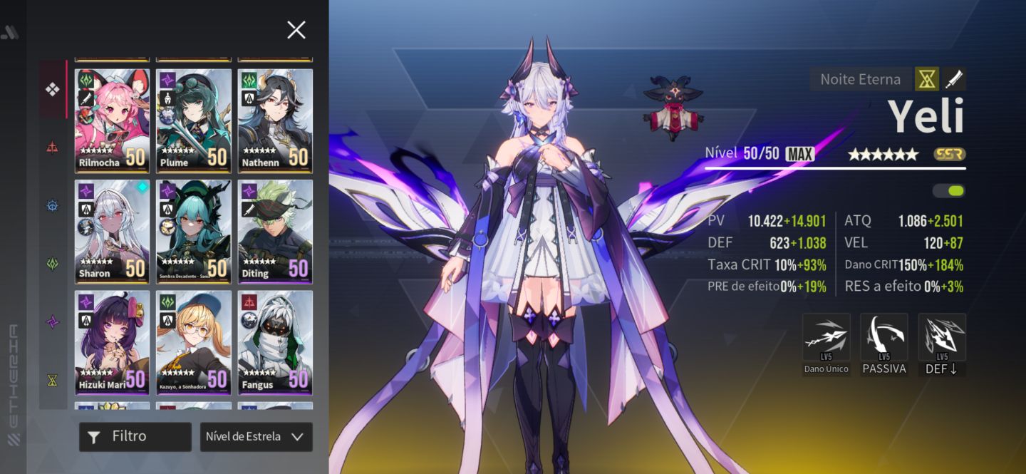 Conta de etheria restart lv100