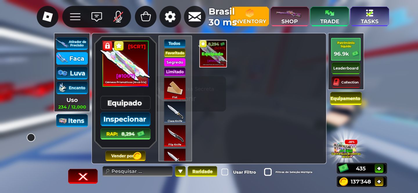 4 ARMAS SECRETAS SNIPER ARENA