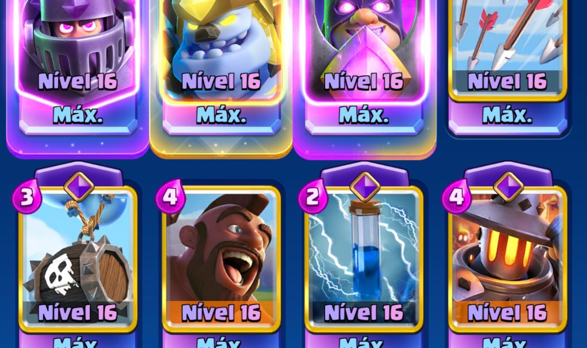 Conta Clash Royale level máximo