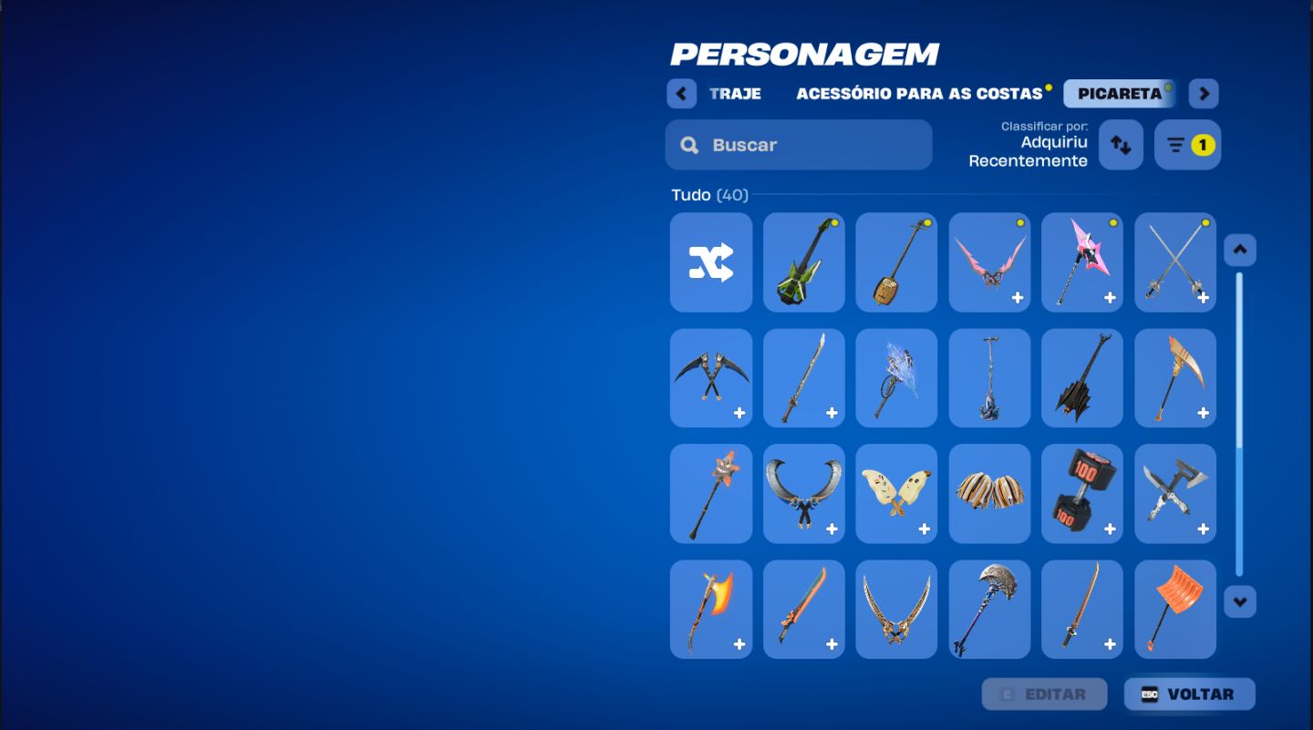 Conta fortnite secundaria Simples com skins tryhard