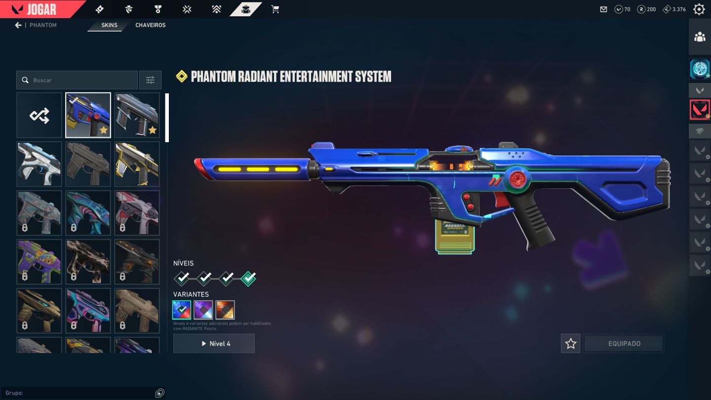 CONTA VALORANT FULL ACESSO | VANDAL GAIA + SHERIFF ONETAP + PHANTOM RADIANT
