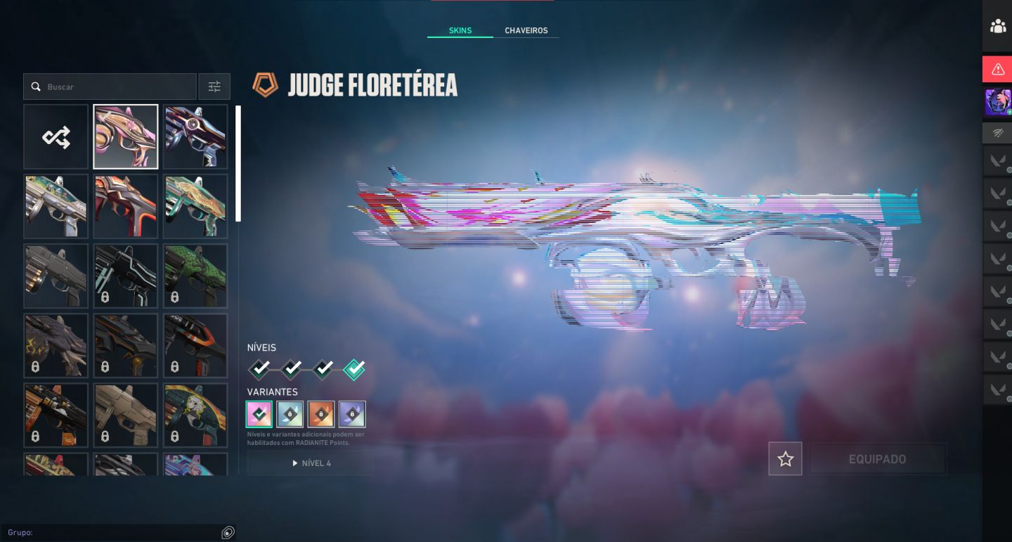 Conta valorant peak imortal 3.5k gastos 50+ skins e itens raros