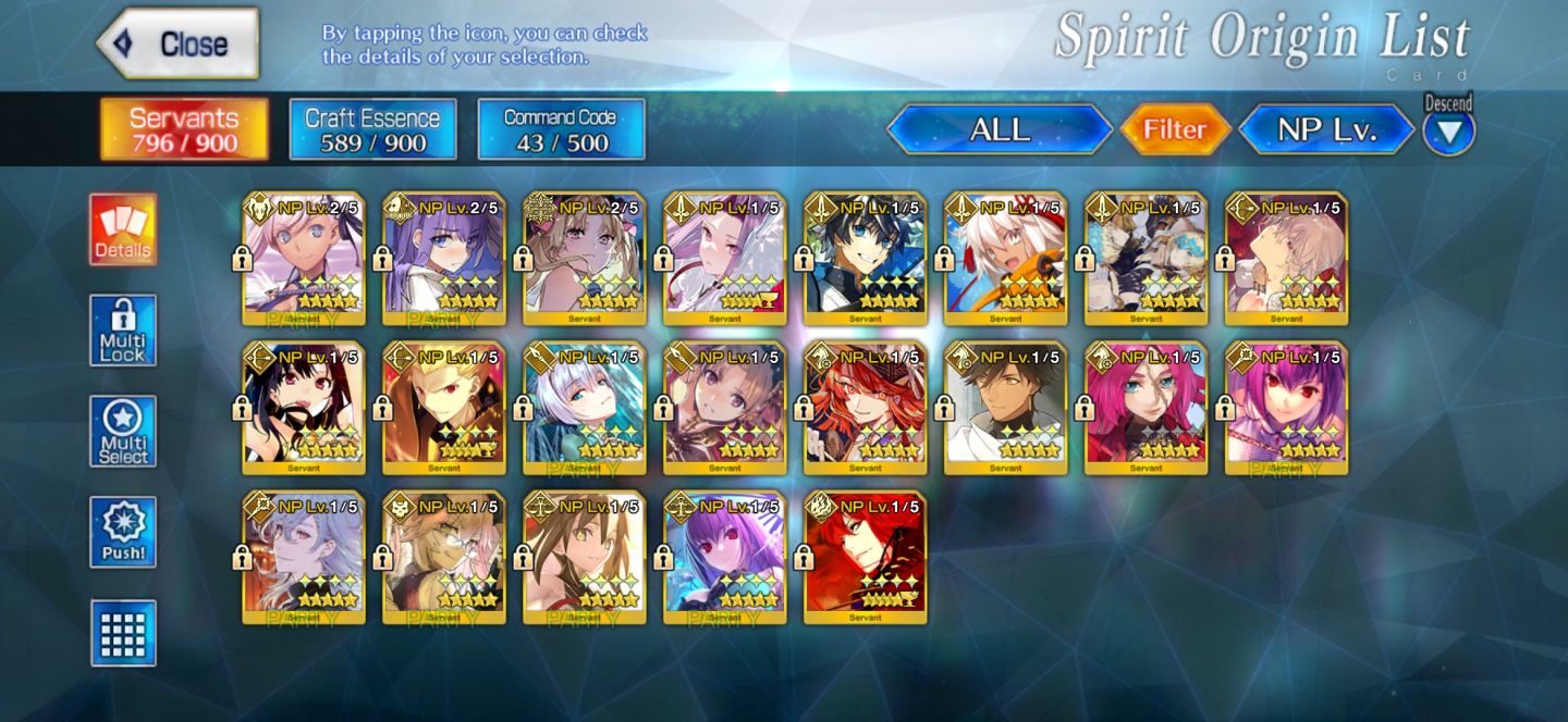 FGO NA 21SSR (24 NP) | Space Ereshkigal NP2 | Full Meta | LB5