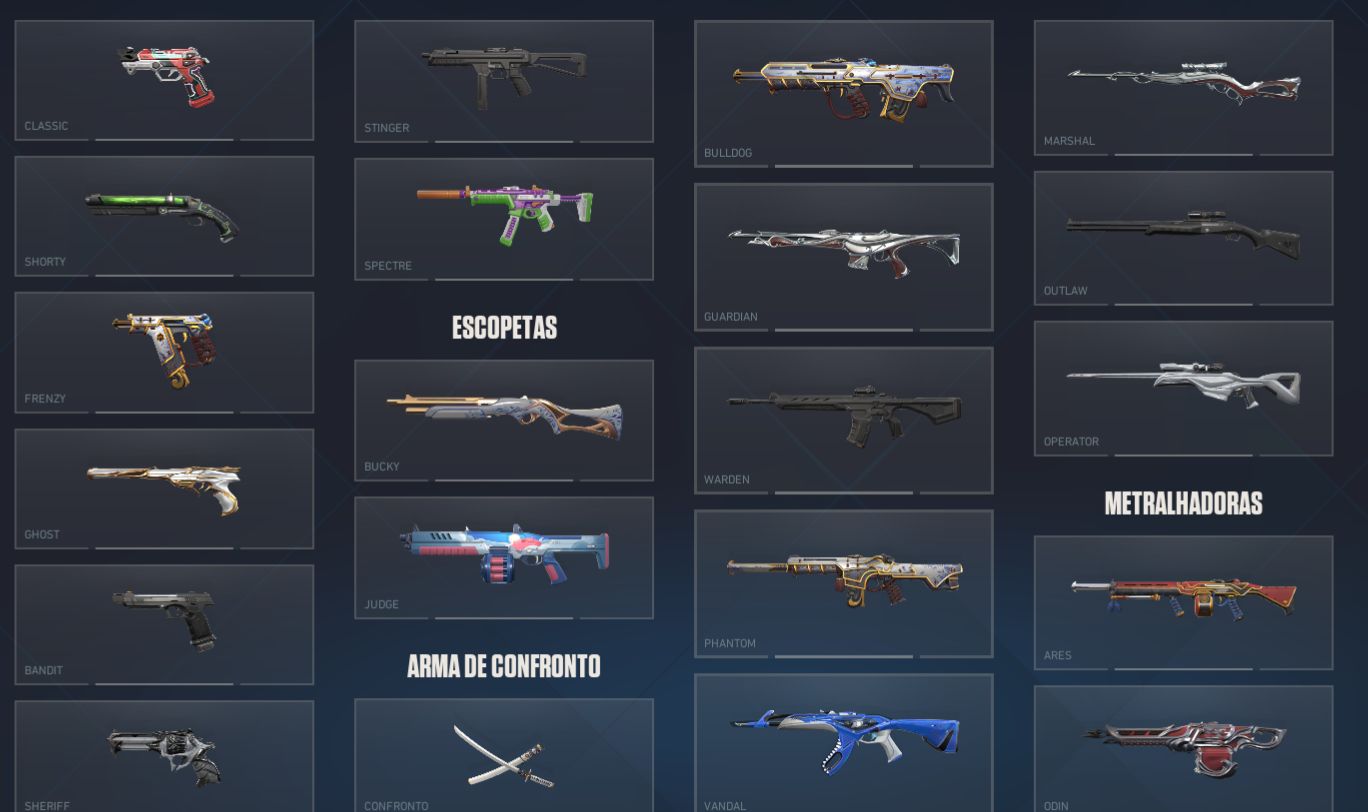 Conta valorant com +1.6k gastos muitas skins