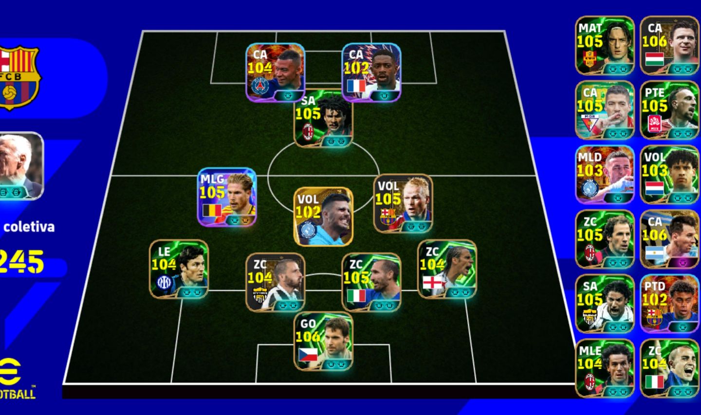 CONTA BRABA, COM VÁRIOS JOGADORES METAS, JÁ PEGOU 1 DIVISÃO, NO PRECINHO!!!