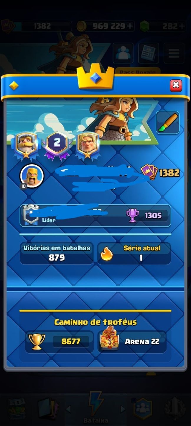 CONTA DE CLASH ROYALE 8,5K DE TROFEUS TOP!!!!!