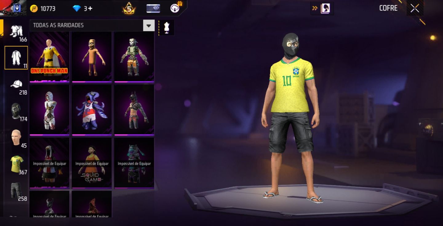 CONTA DE FREE FIRE LEVEL 62/ 7 ANOS